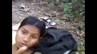 homeless indian girl nearby the forest